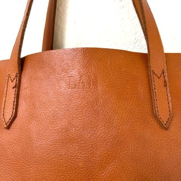 J. Crew Brown Leather Tote - Picture 4 of 8